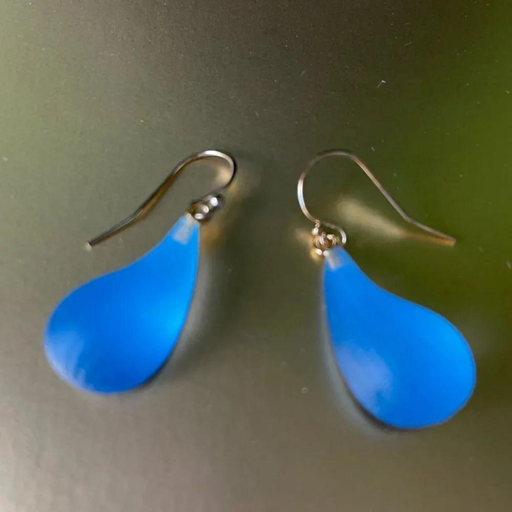 Alexis Bittar | Lucite Dewdrop Earring (Neon Blue)